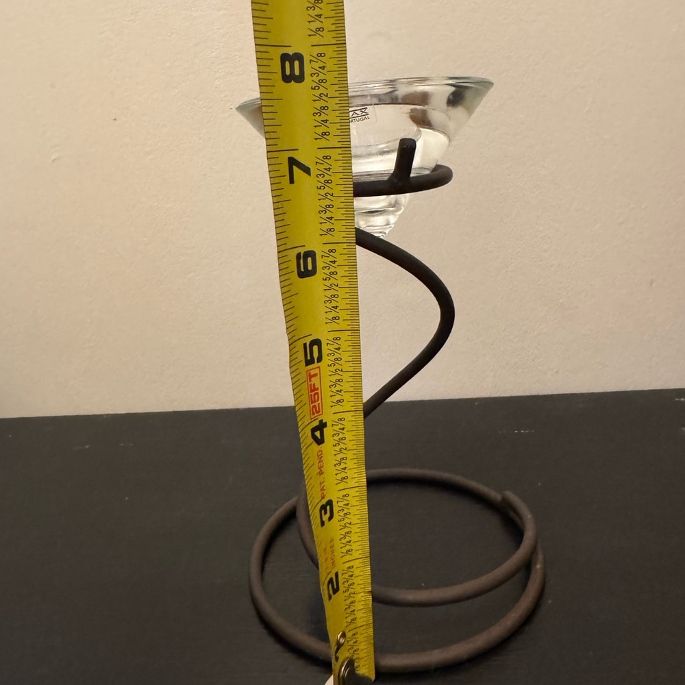 Zodax Glass Votive Holder with Metal Stand - Picture 3 of 3